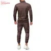 SITEWEIE Mens Sportswear Sets Spring Autumn Male Casual Tracksuit Men 2 Piece Jacket Pants Set Male Sport Suit Tracksuit G416 201116