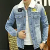 Men Jacket and Coat Trendy Warm Fleece Thick Denim Jacket 2020 Winter Fashion Mens Jean Outwear Male Cowboy Plus Size 3XL