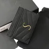 2021 مصمم بطاقة الائتمان بطاقة بطاقة هوية المحفظة الفاخرة Slim Shepes Sheepske Leather Wallet Pags Case Plaid Cardholder Case for Men Fashion Mini Cards Bag Bag بالجملة