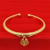 Hangslotmoordmannie 18k geel goud gevulde dames armband trouwfeest eenvoudige stijl accessoires2697