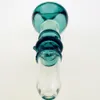 Tobaksgurka Hand Heady Glass Pipes Pyrex Spoon Bongs Oil Burners Nail Reting Pipe Thick 8 Colors