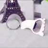 Update Metal Foot Bottle Opener Key Ring Holders Keychain Bag Hangs Fashion Jewelry