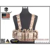 Emersongear Hunting Chest Rig MFスタイルの戦術的な胸部リグuw gen iv狩猟ベストハーネススプリットフロントキャリアミリタリー軍ギア201214