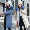 Long Parka Women Women Down Parka Winter Korean Tamanho Grande Jaqueta Feminina Down Women Parka Big Fur 8603 201126