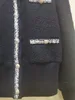 Automne et WinterTweed Manteau court Femmes Casual Turndown Collier à manches longues Boucle en métal Veste 201029