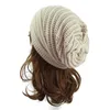 Inverno malha Gorros suave e quente Torça Knit Hat Moda Mulheres Meninas Headwrap 11style frete grátis HHA1642