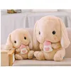 Lindo conejo de peluche juguetes suaves conejito niños almohada muñeca regalos creativos para niños bebé acompañar sueño juguete 22/32/43 cm 220210