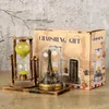 Modern Antik Kum Cam Eyfel Kulesi Modeli Dekor Minyatür Plastik Gece Işık Zanaat Süs Ev Dekor Çalışma Çocuklar En Iyi Hediyeler T200710