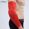 Ginocchiere per gomiti 1 PC Tutore di supporto per pallacanestro a nido d'ape per protezione fitness Manicotti di compressione del braccio elastico Pallavolo1