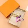 Luxury Keychain High Quality Designer Brand Mens Car Keyring Women Buckle Pendant Exquisite Gift With Box Dustbag301L