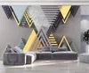 Custom 3d Mural Tapeta Geometryczna marmurowa tapeta salon Sypialnia TV Tło