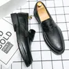 Chaussures habillées classiques hommes mocassins décontractés bureau d'affaires pour hommes qualité cuir souple confortable conduite chaussures pour hommes grande taille