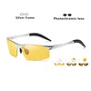 Lioudmo Design vierkante zonnebril voor mannen Gepolariseerd rijdende bril Dag Nacht Vision Goggles Antiglare Gafas de Sol HOMBRE2651746
