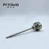 Partihandel gr2 titan carb lock med platt tips dabber titan nagel 14-18mm set silikonburk