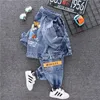 Children Jeans Kinderkleding Baby Girl Design Kids Designer Kleding jongens baby mode peuter trainingspakken kledingsets8594469