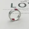 Anelli da 6 mm con fascia da teschio in argento sterling 925 di moda di lusso per uomini e donne amanti Il regalo di gioielli da campionato promette festa non sbiadisce268o