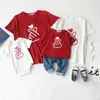 FatherMotherBaby T-shirt Summer Family Tenues assorties .25 LJ201111