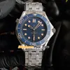 No Time Die Automatyczne męskie zegarek nurka m James Bond Black Diar Mesh stalowa opaska Gents Watches Pu Waatic Jaes es