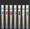 Manufacturers HONEYPUFF direct new multi - color color drill glass smoke pipe light and easy to carry cleaning glass pipe pipe