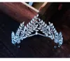 2021 Nieuwe Vintage Barokke Bruids Tiara Accessoires Prom Hoofddeksels Prachtige Sheer Kristallen Bruiloft Tiara En Kronen 1904