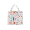 Nieuwe Japanse Cartoon Vouwen Winkelen Opbergtas Oxford Doek Kwartrid Vergrote Supermarkt Eco Friendly Square Organizer Bag