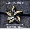 30 mm vrouwelijke knoppen voor modekleding decoratieve strass knop metalen kristal diamant mink jas zwarte jurk buckl jllxgv