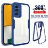 360 Fundas protectoras de pantalla incorporadas de cuerpo completo Todo incluido TPU PC resistente para Samsung A02 A2 A22 A32 A52 A72 A82 A02S A03S A13 A33 A53 A73 5G A03 Core M52 A30 A51 A71 A10S A21S