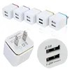 Kwaliteit 5V 2.1 + 1A Dubbele USB AC Travel US Wall Charger Plug Dual voor Smart Phone