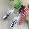 Glass Globe Wax Atomizer Single Cotton Coils Dry Herb Vaporizer Pen Bulb Style Dome Tank For Ego T Evod UGO V Battery