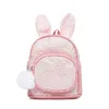 Girls Mini Backpack Purse Cute Rabbit Ear School Bags for Kids Schoolbag Book Bags Children Backpacks Mochila