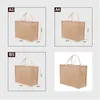 NXY Shopping Bags pouch Burlap with Laminated Interior and Soft Cotton Handle Women Grocery Bridesmaid Gift 220128