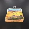 Spot Oil Painting Creative Gift Souvenir Children's Lady Key Bag Buckle Coin Purse