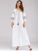 Abbigliamento etnico donne musulmani lunghi maxi vestito sera abaya abito dubai ricamo marocchino kaftano modesto abayas caftan bangladesh turco dre