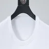 EUサイズメンズセータースーツフード付きカジュアルファッションカラーストライプ印刷アメリカサイズ高品質野生の通気性長袖HM TシャツAH317