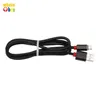 50PCS / الكثير 2.4A نوع C كابل قذيفة معدنية جلد USB لنوع C-الشحن السريع كابل بيانات لسامسونج XIAOMI الهاتف 25CM 100CM