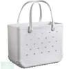 38*13*32cm Moda Armazenamento Bolsas de Praia Grande Captity Cor de Praia Verão Imitação de Silicone Cesta Criativa Portátil Saco de Totes Feminino