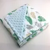 Algodão de bebê fino super macio flannel cobertor recém-nascido criança minky cobertor bebê despojado swaddle envoltório envoltório bolhas 201111