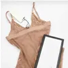 Lettre imprimée broderie femmes body créateur de mode élastique charme dame dentelle bikini intérieur sexy personnalité femme vêtements de nuit243I