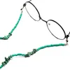 New Fashion Turchese Eyeglasses Catena di plastica perline perline link verde occhiali da sole catena 75 cm 12pcs / lot all'ingrosso