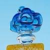 Le plus récent Heady Glass Bong Showerhead Perc Hookahs Rectangle Bongs Square Oil Dab Rigs Conduites d'eau Forme de nuage Fumer progressivement avec Banger XL-20-002