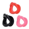 Nxy Jouets pour adultes Silicone Bouche ouverte Gag Sex Toys pour adultes Oral Fetish Bdsm Bondage Plug Lèvres Forme Érotique Fixation o Ring Dilatateur 1211