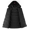 Men's Vests Men Casual Winter Warm Hooded Mens Vest Jacket Zipper Sleeveless Coat Outwear Tops Waistcoat Coats #ES1 Stra22