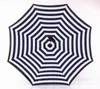 Creative Design Imprimé Léopard Parapluie Inversé Double Pont Marine Stripe Crème Solaire Parasol Parapluies Utilisation Ensoleillée Et Pluvieuse 22zy H1