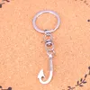 Mode sleutelhanger 30*13 mm vishook hooks hangers diy sieraden auto sleutelhanger ringhouder souvenir voor cadeau