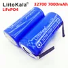 2020 Liitokala LII-70A 3.2V 32700 7000mAh LifePo4 البطارية 35A التفريغ المستمر بحد أقصى 55A بطارية عالية الطاقة + صفائح النيكل