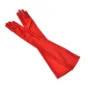 Осенний зимний длинные перчатки женские варежки модные цвета твердые цвета женский атласная оперная вечерняя вечеринка выпускной костюм Glove1