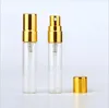 5ML Mini atomiseur de parfum rechargeable portable 5CC flacon en verre vide bouteilles de pulvérisation de parfum récipient d'eau bouteille d'emballage cosmétique