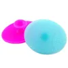 1pc Body Cleansing Skin Spa Scrub Cleanser Brush Washing Exfoliating Blackhead Remover Soft Silicone Pad Brush3700873