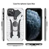 För iPhone 13 Pro Max Armor Bracket Telefonväskor för 13Pro 12 mini 11Pro 6 7 8 Plus XR XR X med ringstativskydd