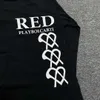 남성용 후드 즈 FLA 독립 Playboi Carti Wle Sacksid Red Slogan Limited 긴 소매 스웨터 T 셔츠 남성과 여성 79